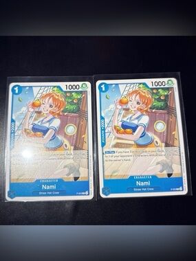 Nami One piece Alternate art p-053 Set Trading Cards full art nonholo Nearmint
